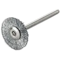 Lessmann Miniatur-Rundbürste INOX-Draht 0,10 mm, Bürsten-⌀xBürstenbreite: 22X2 mm