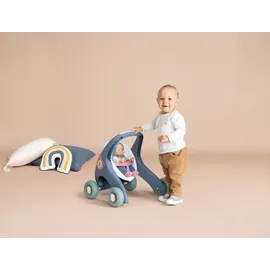 Smoby Little Smoby 3-in-1 Puppenwagen mehrfarbig Blau