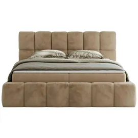 MKS Meble Boxbett mit Bettkasten ¦ beige ¦ Maße (cm): B: 174 H: 113