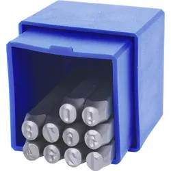KS Tools Zahlen-Prägestempel-Satz, 10-tlg - 156.0467