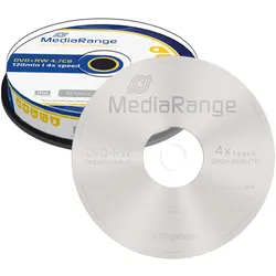 MEDIARANGE 10 x DVD+RW - 4.7 GB (120 Min.) 4x