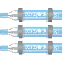 ULROAD Wandhalterung für CO2 Flaschen schwarz + 3 Flaschen