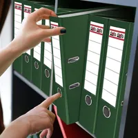 dots Ordner schwarz marmoriert Karton 8,0 cm DIN A4