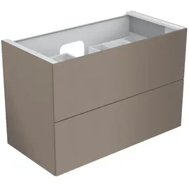 Keuco Waschtischunterschrank 2 Auszüge 105 x 70 x 53,5 cm Trüffel