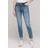 Soccx Damen, Jeans, SU:SI regular fit, Smooth Blue, 34 - 34W