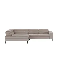 Gallery M Ecksofa  Felicia Due , braun , Maße (cm): B: 309 H: 72 T: 215