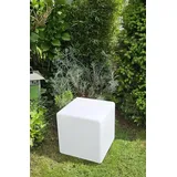 Expo-Börse Kynast Exclusive Solar Würfelleuchte 30 cm Milchglas Optik Würfel Gartenleuchte