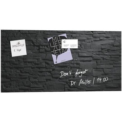 Sigel Glas-Magnettafel »Artverum« GL149 schwarz