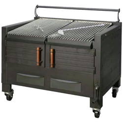 Holzkohlegrill 2 grillroste von 62x78 - 1460x820x930 mm - 52000061 Eurast