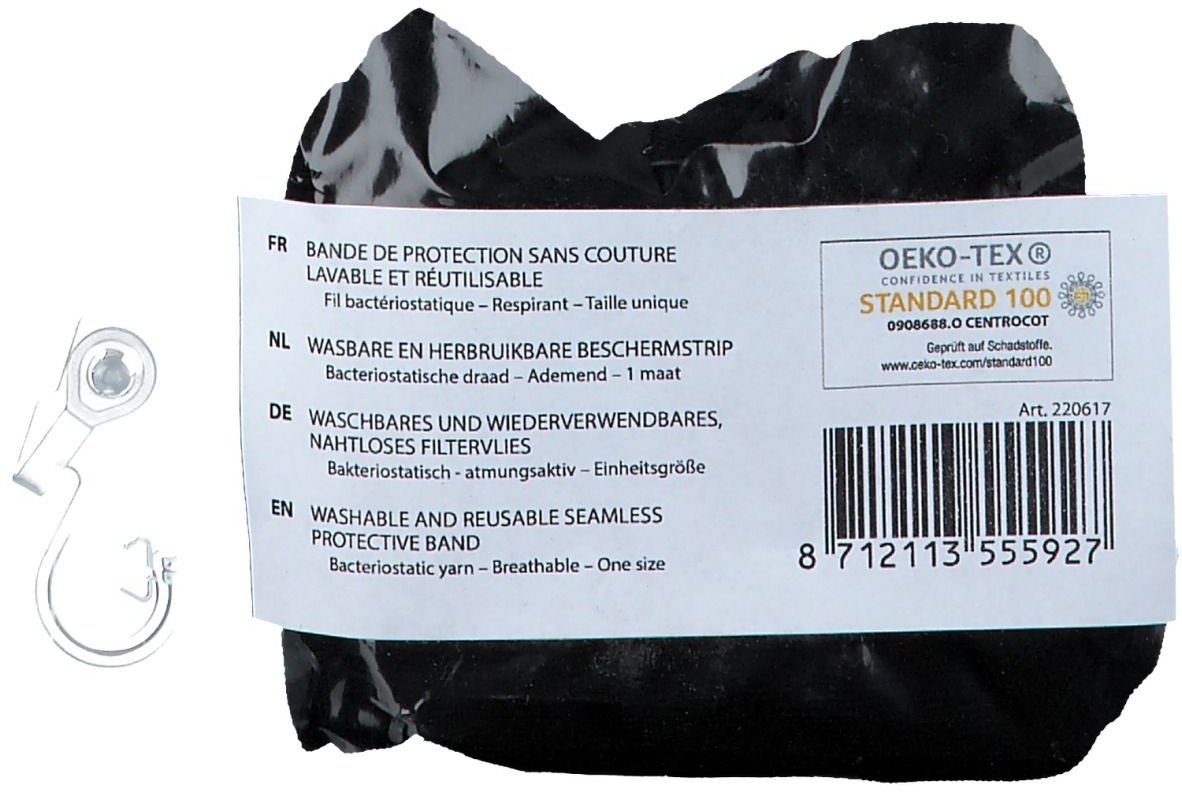 OEKO-TEX® Protection Bande sans couture lavable et réutilisable Large 1 pc(s) bandage(s)