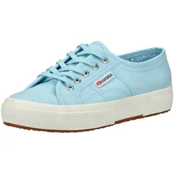 Sneaker SUPERGA "Superga Sneaker Baumwolle", Gr. 38, blau (hellblau), Textil, casual, Schuhe