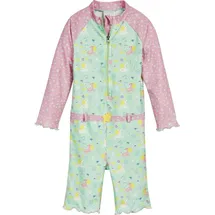 Playshoes UV-Schutz Einteiler Unisex Kinder Badeanzug Schwimmanzug Badebekleidung, Einhorn Langarm, 98/104 - 98-104