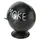 Boltze Wiki rund, Ø13 x H15 cm, schwarz