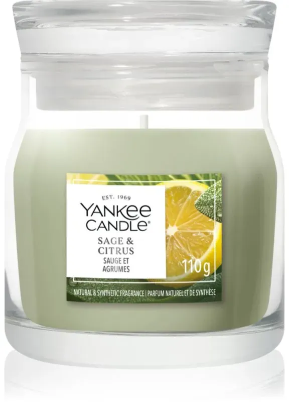 Yankee Candle Sage & Citrus Duftkerze Signature 110 g