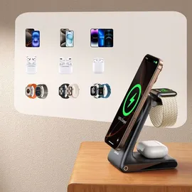 Joyroom JR-W15 Wireless Charger Ladestation mit MagSafe - Schwarz