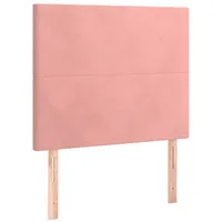 VidaXL Kopfteile 2 Stk. Rosa 100x5x78/88 cm Samt