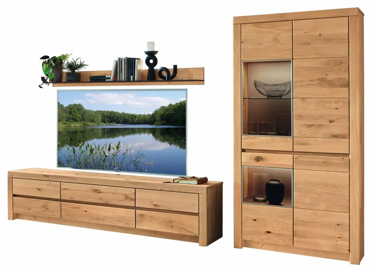 Wöstmann Markenmöbel Wandkombination SOLEO 3000 - B/H/T ca. 324,60x200,80x51,70