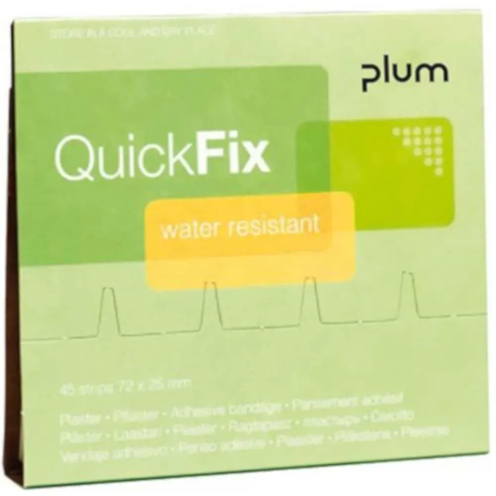 Plum - Quickfix - Nachfüllpack 45Stk Pflasterstrips wasserabweisend