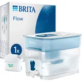 Brita Maxtra Pro All-In-1 Kartuschen 1 St. + Flow Wasserfilter-Station basic blue