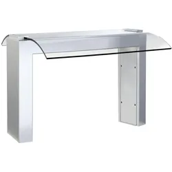 Bildschirm mit stütze und glas einbau 2 gn ohne licht - 755x550x420 mm - 1122JN5C Eurast