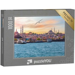 puzzleYOU Puzzle Puzzle 1000 Teile XXL „Moscheen in Istanbul, Türkei“, 1000 Puzzleteile, puzzleYOU-Kollektionen Istanbul