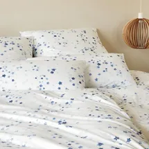 ELEGANTE Pretty Floral Blau 155 x 200 cm + 40 x 80 cm