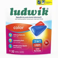 Ludwik 2-in-1 NEW FORMULA Waschmittelkapseln 32 Waschgänge für COLOR / 32 Kapseln