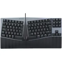 Perixx PERIBOARD-335 Low-Profile Blue Clicky DE