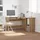 vidaXL Eckschreibtisch Artisan-Eiche 120x140x75 cm Holzwerkstoff