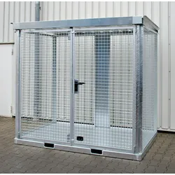Gasflaschen Container E T M3 feuerverzinkt Umwelt Lagertechnik