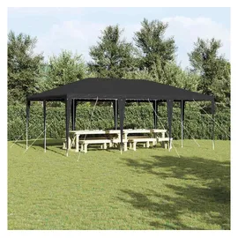 vidaXL Partyzelt 6 x 4 m inkl. 4 Seitenteile Anthrazit/Weiß