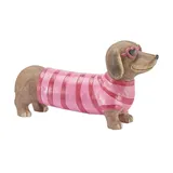Möbel Kraft Dekofigur Hund ¦ braun ¦ Magnesia ¦ Maße (cm): B: 40,5 H: 21,5 T: 11.5
