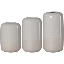 Ritzenhoff & Breker Dome Vasen-Set 3-teilig Grau