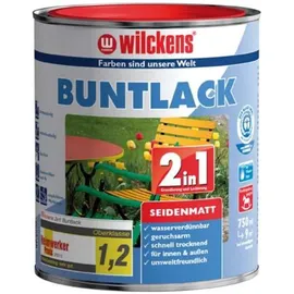 Wilckens Buntlack 2in1 Reinweiß seidenmatt 0,75 l