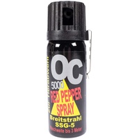 OC 5000 Pfefferspray SSG-5 50ml - Breitstrahl Abwehrspray mit 10% OC