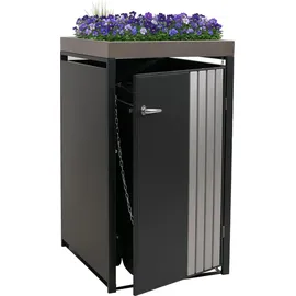 MCW Mülltonnenverkleidung O67 125 x 84 cm grau