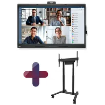 Sharp NEC Display Solutions NEC MultiSync WD551 Windows Collaboration Display 138,8 cm 55 Zoll inkl. Neomounts NS-M1250BLACK Rollwagen