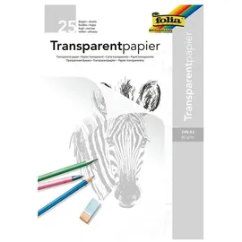 Folia Transparentpapier A3 80 g/m2 25 Blatt