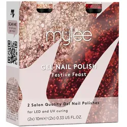 Mylee Gel-Nagellack Festive Feast Duo 20 ml Braun 