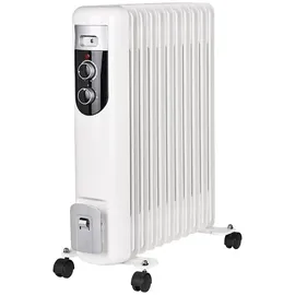 setpoint Ölradiator, mit Thermostat mobile Ölheizung Heizkörper mit Strom, Heizradiator