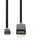 Nedis USB-C auf HDMI Adapterkabel 2 m Anthrazit