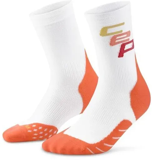 Cep Herren Run Edt. Steps Mid Cut Socks orange
