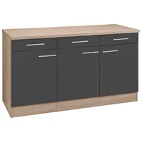 OPTIFIT Unterschrank Kalmar 150 x 60 x 85 cm Grau