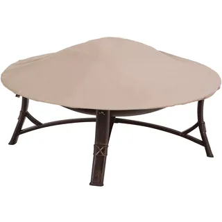 Modern Leisure 2925 Chalet große runde Feuerschalen-Abdeckung (152,4 cm) wasserdicht, Khaki/Fossil