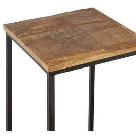 amagohome Blumensäulen Set B 25 u. 20 H 78 x 67 cm Braun