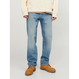 JACK & JONES Loose-fit-Jeans »JJIEDDIE JJORIGINAL MF 710«, blau