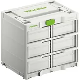 Festool Systainer3 Rack SYS3-RK/6 M 337-Set