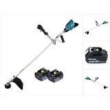 Makita DUR 369 AM2 Akku Freischneider 36 V ( 2x 18 V ) 43 cm Brushless + 2x Akku 4,0 Ah - ohne Ladegerät