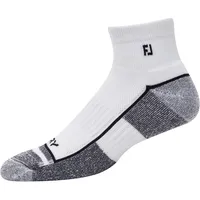FootJoy ProDry Quarter Socken 3er Pack Weiß/Grau 7-12