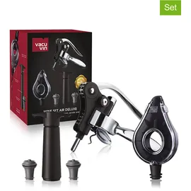 Vacu Vin Vacuvin Weinset Air Deluxe Schwarz